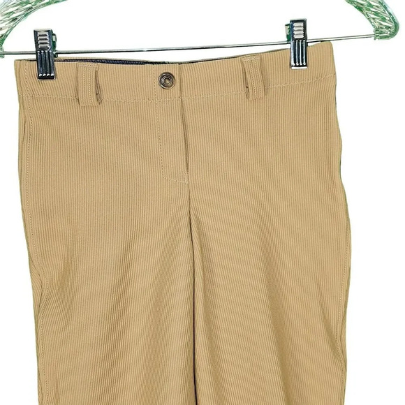 NWT Tuff Rider Womens Beige Ribbed Low Rise Pull‎ On Equestrian Riding Pants 24 - Picture 3 of 7